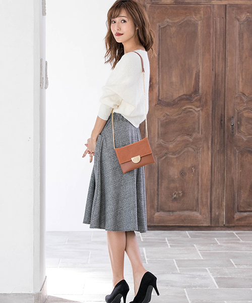 Color（カラー）の「ゴールドフラップショルダーバッグ（ショルダーバッグ・レディース・ブラック/モカ/キャメル・FREE）」の13枚目の写真