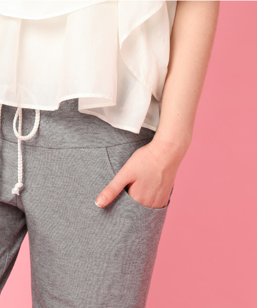 alcali（アルカリ）の「avie /  オールインワン　＜別注＞（サロペット/オーバーオール・レディース・ホワイト/ネイビー・FREE）」の9枚目の写真