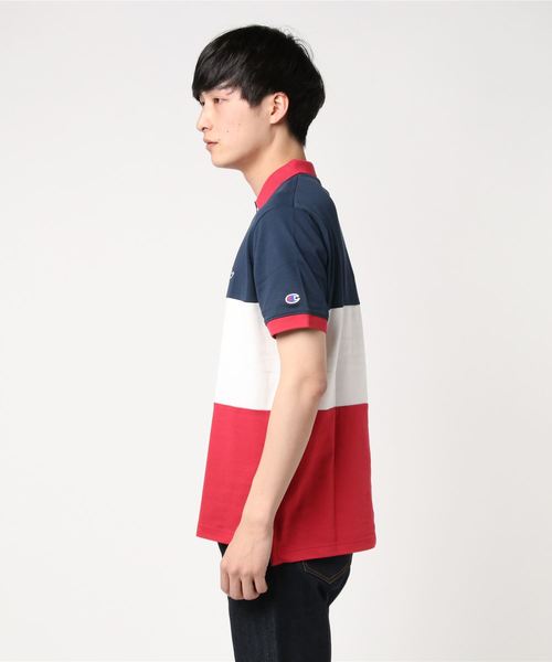 Champion Golf(チャンピオンゴルフ)の「【Champion/チャンピオン】メンズ GOLF ポロシャツ(ポロシャツ・メンズ・レッド/ネイビー・LARGE/MEDIUM/X-LARGE)」の4枚目の写真