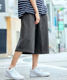 ワイドテーパードバルーンクロップドデニムパンツ(10oz DENIM)