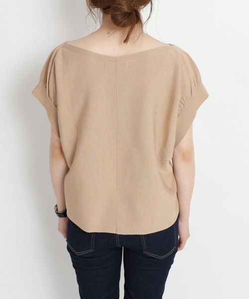 SHIPS(シップス)の「ギャザースリーブプルオーバー(ニット/セーター・レディース・ブラック/ベージュ/オレンジ・ONE SIZE)」の10枚目の写真