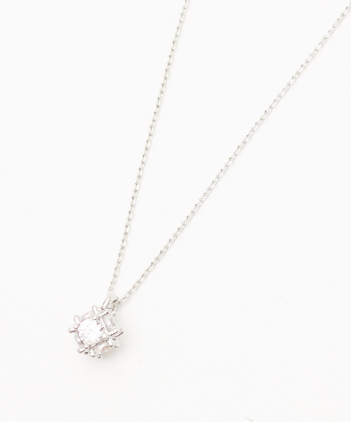 collex(コレックス)の「14KGビジュープチネックレス(ネックレス)」|シルバー