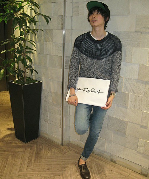 And A（アンドエー）の「VINTAGEツイストSKINNYデニム（デニムパンツ・メンズ・ブルー・42/44）」の11枚目の写真