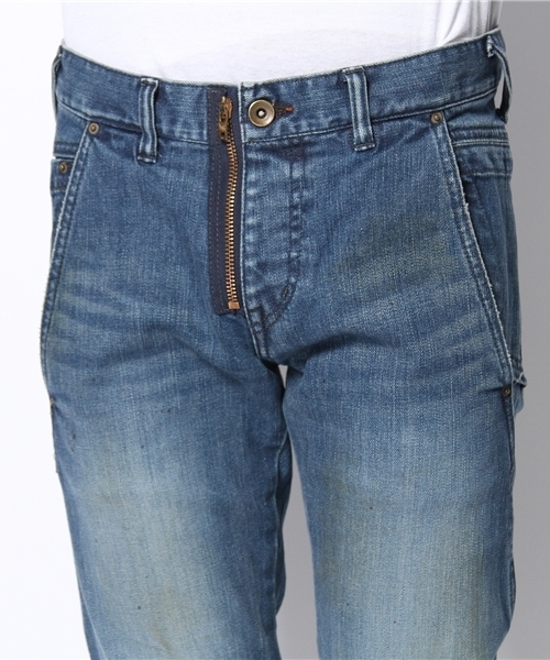 And A（アンドエー）の「VINTAGEツイストSKINNYデニム（デニムパンツ・メンズ・ブルー・42/44）」の3枚目の写真