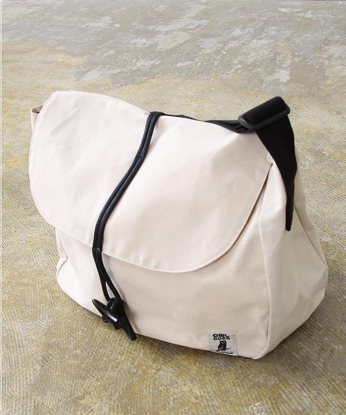 South2 West8（サウスツーウェストエイト）の「【OWL】Shelter bag（ショルダーバッグ）（ショルダーバッグ・メンズ・ホワイト/グレー/ダークグレー/モカ・FREE）」の2枚目の写真
