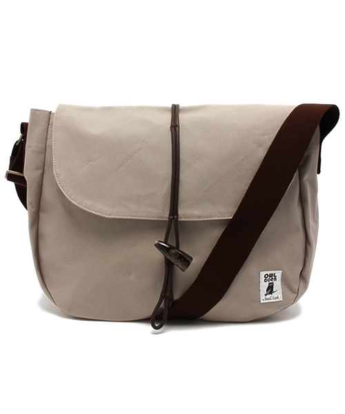 South2 West8（サウスツーウェストエイト）の「【OWL】Shelter bag（ショルダーバッグ）（ショルダーバッグ・メンズ・ホワイト/グレー/ダークグレー/モカ・FREE）」の3枚目の写真