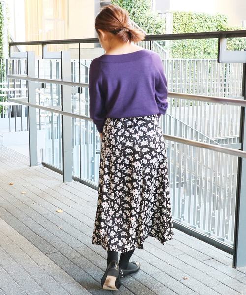 La TOTALITE(ラトータリテ)の「トロワフラワーフレアースカート【手洗い可能】◆(スカート・レディース・ブラック/ブラウン・FREE)」の19枚目の写真
