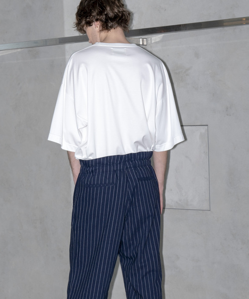 MAISON SPECIAL（メゾンスペシャル）の「“FINE SMOOTH” プライムオーバーサイズカットソー 【MAISON SPECIAL/メゾンスペシャル】（Tシャツ/カットソー・メンズ・ブラック/オフホワイト/ラベンダー/ネイビー/マルチ・46/48）」の14枚目の写真