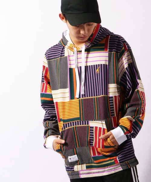 Lrg アフリカン柄プルオーバーパーカー パーカー Lrg エルアールジー のファッション通販 Zozotown