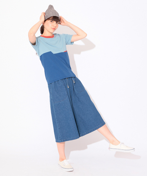 BEAMS BOY(ビームスボーイ)の「○BEAMS BOY / 3トーン ポケット T(Tシャツ/カットソー・レディース・ライトグレー/サックスブルー・ONE SIZE)」の6枚目の写真