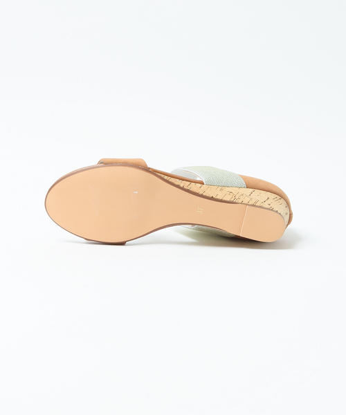 PICHE ABAHOUSE（ピシェ アバハウス）の「【WEB別注】ダブルストラップサンダル（サンダル・レディース・ホワイト/ブラック/キャメル/ライトブルー・35/36/37/38/39）」の19枚目の写真