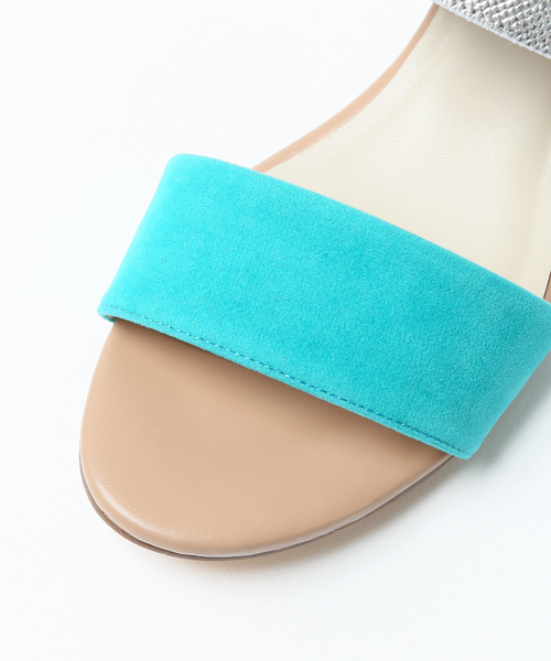 PICHE ABAHOUSE（ピシェ アバハウス）の「【WEB別注】ダブルストラップサンダル（サンダル・レディース・ホワイト/ブラック/キャメル/ライトブルー・35/36/37/38/39）」の15枚目の写真