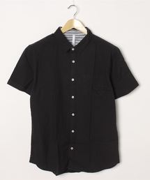 VIBGYOR Select/ 綿麻ストレッチ半袖シャツ