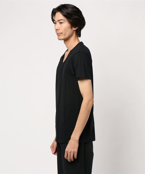 FRUIT OF THE LOOM(フルーツオブザルーム)の「FRUIT OF THE LOOM 30/綿100%半袖V首2P(Tシャツ/カットソー・メンズ・ホワイト/ブラック/グレー・M/L/XL)」の8枚目の写真