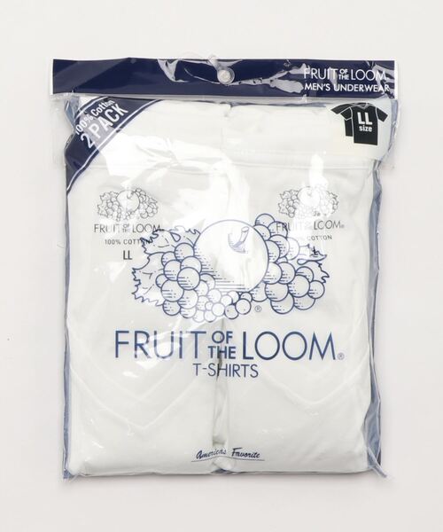 FRUIT OF THE LOOM(フルーツオブザルーム)の「FRUIT OF THE LOOM 30/綿100%半袖V首2P(Tシャツ/カットソー・メンズ・ホワイト/ブラック/グレー・M/L/XL)」の15枚目の写真