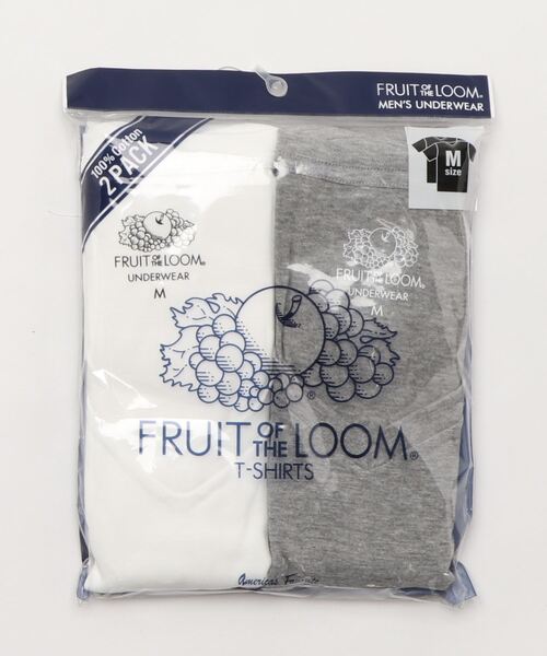 FRUIT OF THE LOOM(フルーツオブザルーム)の「FRUIT OF THE LOOM 30/綿100%半袖V首2P(Tシャツ/カットソー・メンズ・ホワイト/ブラック/グレー・M/L/XL)」の21枚目の写真