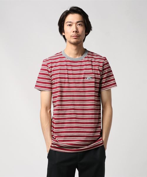 Quiksilver(クイックシルバー)の「半袖Tシャツ QUICKSILVER EQYKT03882(Tシャツ/カットソー・メンズ・レッド・S/M)」の1枚目の写真