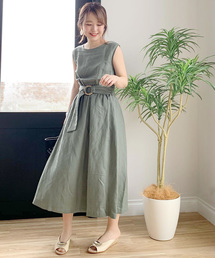 Cheek | ベルテッドノースリワンピース(ワンピース)