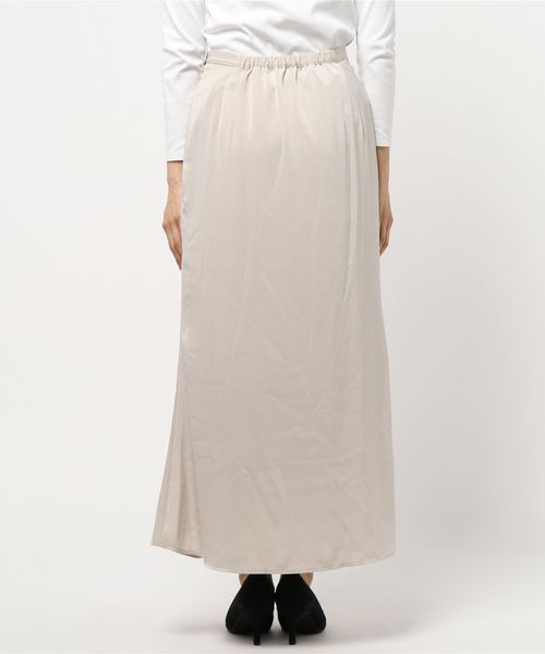 DouDou（ドゥドゥ）の「無地マーメイドスカート（スカート・レディース・ベージュ/ブラウン/ブルー・FREE）」の5枚目の写真