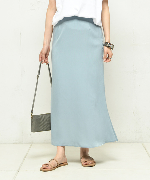 DouDou（ドゥドゥ）の「無地マーメイドスカート（スカート・レディース・ベージュ/ブラウン/ブルー・FREE）」の18枚目の写真