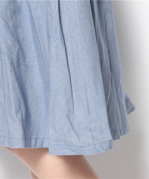 mystic（ミスティック）の「ピンタックサスペンダーギャザースカート（スカート・レディース・ブルー/ブラック/ネイビー・ﾌﾘ-）」の12枚目の写真