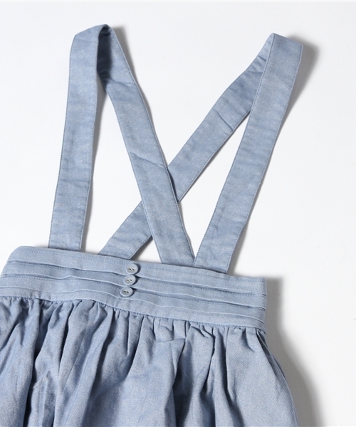 mystic（ミスティック）の「ピンタックサスペンダーギャザースカート（スカート・レディース・ブルー/ブラック/ネイビー・ﾌﾘ-）」の13枚目の写真