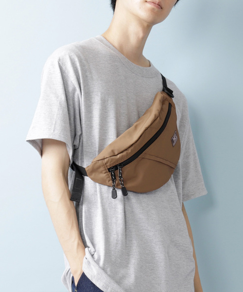 MEI（メイ）の「MEI/メイ ボトムライン ボディバッグ BOTTOMLINE（ボディバッグ/ウエストポーチ・メンズ・ホワイト/ブラック/ベージュ/ネイビー/ブラウン/オリーブドラブ/チャコール/レオパード・FREE）」の5枚目の写真