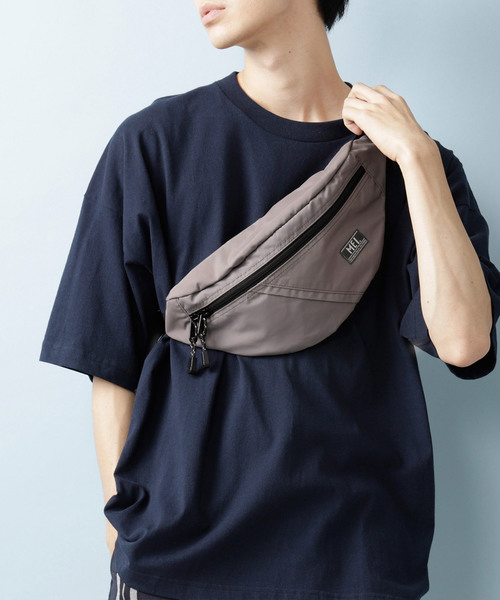 MEI（メイ）の「MEI/メイ ボトムライン ボディバッグ BOTTOMLINE（ボディバッグ/ウエストポーチ・メンズ・ホワイト/ブラック/ベージュ/ネイビー/ブラウン/オリーブドラブ/チャコール/レオパード・FREE）」の4枚目の写真