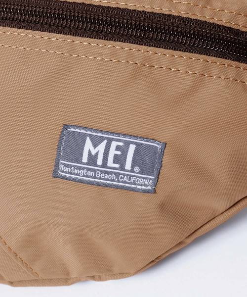 MEI（メイ）の「MEI/メイ ボトムライン ボディバッグ BOTTOMLINE（ボディバッグ/ウエストポーチ・メンズ・ホワイト/ブラック/ベージュ/ネイビー/ブラウン/オリーブドラブ/チャコール/レオパード・FREE）」の10枚目の写真