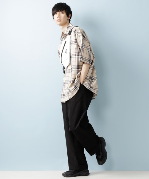 MEI（メイ）の「MEI/メイ ボトムライン ボディバッグ BOTTOMLINE（ボディバッグ/ウエストポーチ・メンズ・ホワイト/ブラック/ベージュ/ネイビー/ブラウン/オリーブドラブ/チャコール/レオパード・FREE）」の22枚目の写真