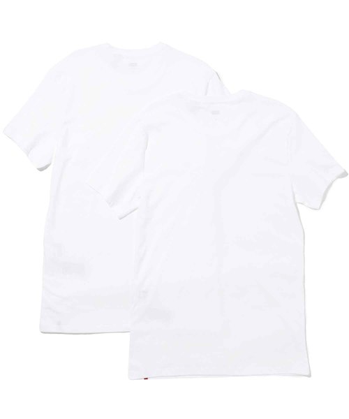 Levi's（リーバイス）の「Levi's/リーバイス スリム2パックTシャツ WHITE +（Tシャツ/カットソー・メンズ・マルチ/ホワイト・L/M/S/XL/XS/XX-LARGE）」の6枚目の写真
