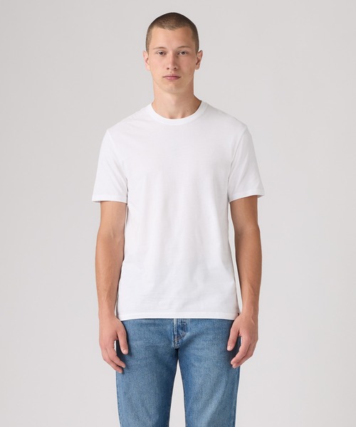 Levi's(リーバイス)の「Levi's/リーバイス スリム2パックTシャツ WHITE +(Tシャツ/カットソー・メンズ・マルチ/ホワイト・L/M/S/XL/XS/XX-LARGE)」の15枚目の写真
