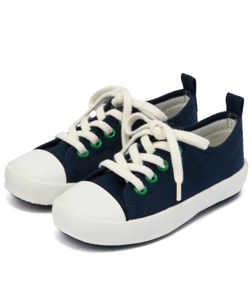 green label relaxing(グリーンレーベルリラクシング)の「GLR カラー SLIP ON ◆(スニーカー・キッズ・オリーブ/ネイビー/レッド・16cm/17cm/15cm/18cm)」の3枚目の写真