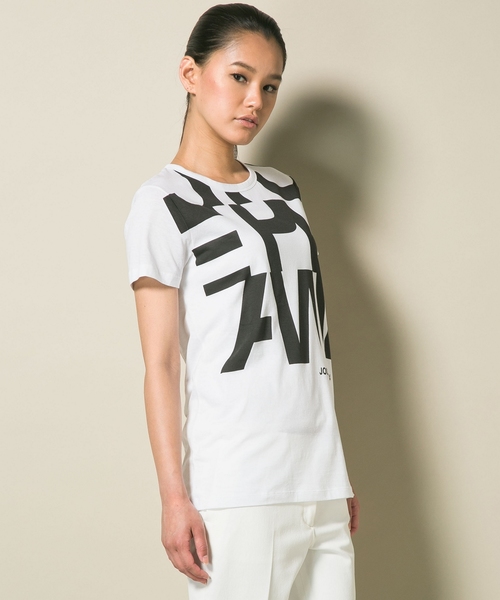 JOSEPH(ジョセフ)の「GRAPHIC TEE Tシャツ(Tシャツ/カットソー・レディース・ホワイト系/ライトグレー系・MEDIUM/SMALL)」の2枚目の写真