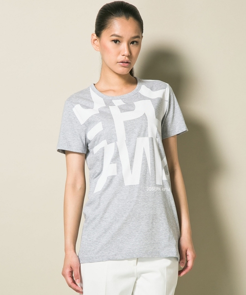 JOSEPH(ジョセフ)の「GRAPHIC TEE Tシャツ(Tシャツ/カットソー・レディース・ホワイト系/ライトグレー系・MEDIUM/SMALL)」の1枚目の写真