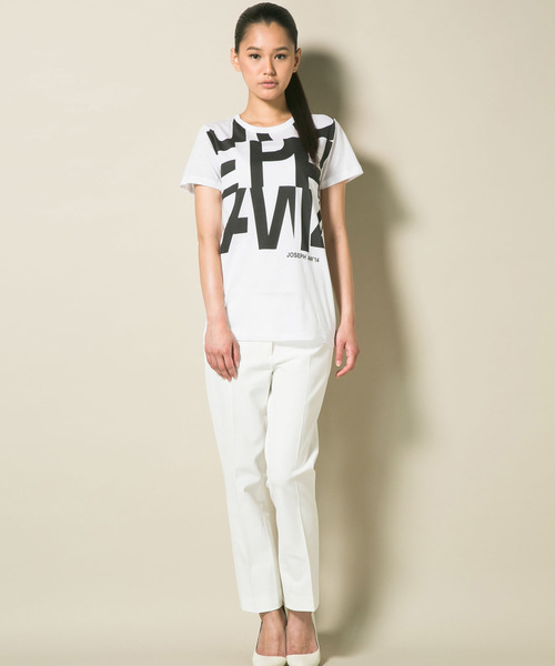 JOSEPH(ジョセフ)の「GRAPHIC TEE Tシャツ(Tシャツ/カットソー・レディース・ホワイト系/ライトグレー系・MEDIUM/SMALL)」の11枚目の写真