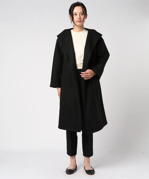 RODEO CROWNS WIDE BOWL（ロデオクラウンズワイドボウル）の「WOOL LIKE JERSEY ラップコート（ムートンコート