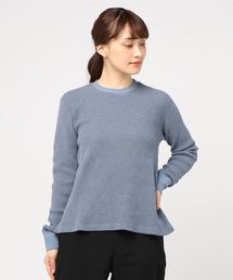 Brushed triblend thermal crew