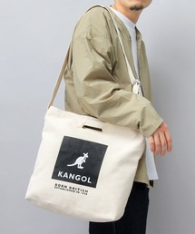 KANGOL | 【 KANGOL / カンゴール 】 ロゴプリント キャンバス ショルダー トートバッグ(ショルダーバッグ)