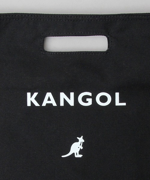 KANGOL（カンゴール）の「16オンス ロゴプリント 厚手 キャンバスショルダーバッグ（ショルダーバッグ・メンズ・ホワイト/ホワイト系その他/ブラック系その他/ホワイト系その他2/ホワイト系その他3/ブラック系その他2/ブラック系その他3/ホワイト系その他4/ブラック系その他5/ホワイト系その他5/ブラック・FREE）」の21枚目の写真