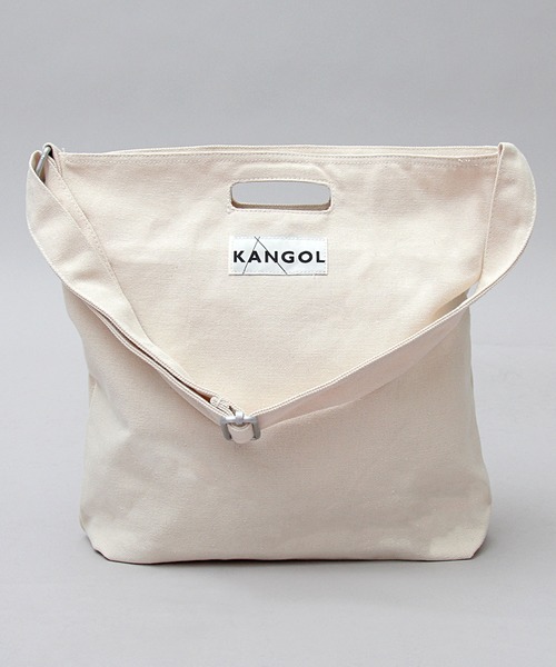 KANGOL（カンゴール）の「16オンス ロゴプリント 厚手 キャンバスショルダーバッグ（ショルダーバッグ・メンズ・ホワイト/ホワイト系その他/ブラック系その他/ホワイト系その他2/ホワイト系その他3/ブラック系その他2/ブラック系その他3/ホワイト系その他4/ブラック系その他5/ホワイト系その他5/ブラック・FREE）」の20枚目の写真