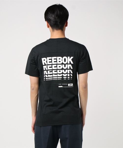 Reebok(リーボック)の「スピードウィック ムーブ Tシャツ / Speedwick Move Tee(Tシャツ/カットソー・メンズ・グレー/ブラック/ライトブルー・LARGE/X-LARGE/XX-LARGE/X-SMALL/MEDIUM/XXX-LARGE/SMALL)」の6枚目の写真