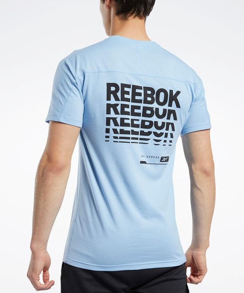 Reebok(リーボック)の「スピードウィック ムーブ Tシャツ / Speedwick Move Tee(Tシャツ/カットソー・メンズ・グレー/ブラック/ライトブルー・LARGE/X-LARGE/XX-LARGE/X-SMALL/MEDIUM/XXX-LARGE/SMALL)」の3枚目の写真