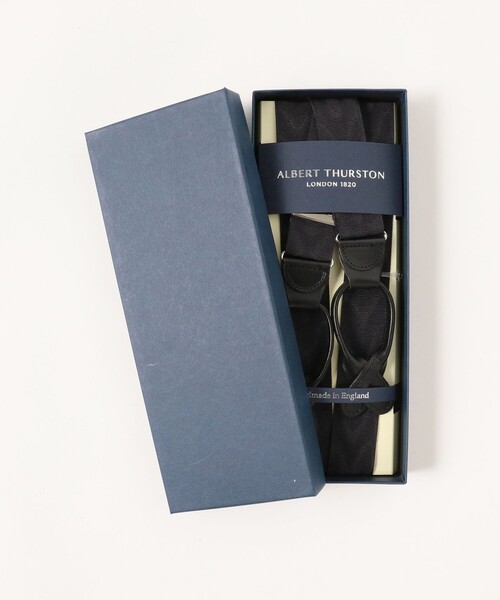 BEAMS F（ビームスエフ）の「ALBERT THURSTON / フォーマル サスペンダー 35mm（ベルト・メンズ・ブラック・ONE SIZE）」の2枚目の写真