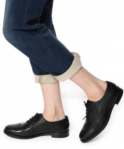 green label relaxing（グリーンレーベルリラクシング）の「[ダニエラ・モリ]DANIERA MORI メダリオンレースアップシューズ（ドレスシューズ・レディース・ブラック・38/37/36）」の8枚目の写真