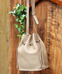 A.M.S. | 【A.M.S./エーエムエス】 PUレザー 巾着バッグ / ショルダーバッグ(ショルダーバッグ)