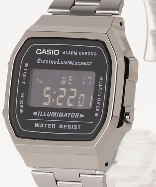 CASIO(カシオ)の「CASIO カシオ/ スタンダード デジタル クォーツ腕時計 日常時生活防水 メタルベルト /// A168WGG-1A A168WGG-1B(デジタル腕時計・レディース・ブラック×グレー/ブラック×ブラック・FREE)」の7枚目の写真