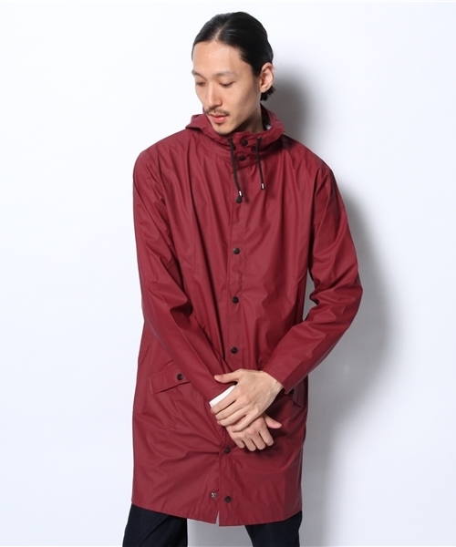 BEAMS LIGHTS Men's(ビームスライツ メンズ)の「RAINS / ロングレインコート(モッズコート・メンズ・ホワイト/ブラック/ワイン/ダークグリーン/ネイビー/ベージュ・X-SMALL/SMALL)」の6枚目の写真