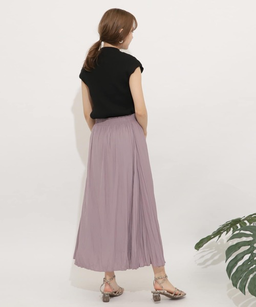 SENSE OF PLACE by URBAN RESEARCH（センスオブプレイスバイアーバンリサーチ）の「モックネックフレンチスリーブセーター（ニット/セーター・レディース・ライトブルー/ブラウン/オフホワイト/イエロー/ライトベージュ/ブラック・FREE）」の22枚目の写真