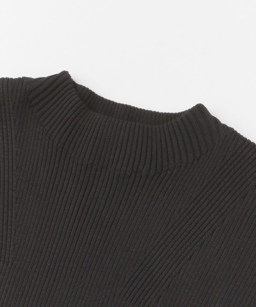 SENSE OF PLACE by URBAN RESEARCH（センスオブプレイスバイアーバンリサーチ）の「モックネックフレンチスリーブセーター（ニット/セーター・レディース・ライトブルー/ブラウン/オフホワイト/イエロー/ライトベージュ/ブラック・FREE）」の11枚目の写真